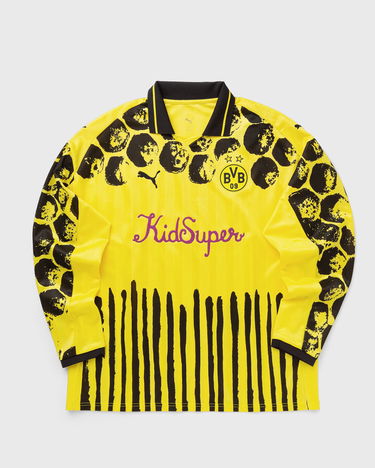 Фланелка Puma KidSuper BVB Retro Long Sleeve Shirt Жълто | 782753-02, 2
