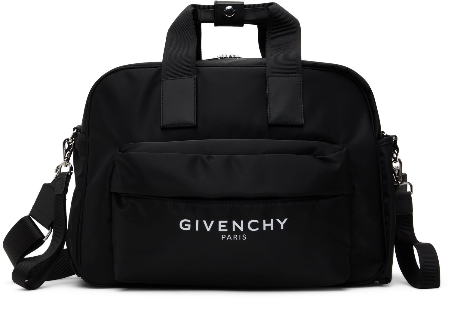 Чанта за пътуване Givenchy Givenchy Logo Changing Bag Черно | H30599, 0