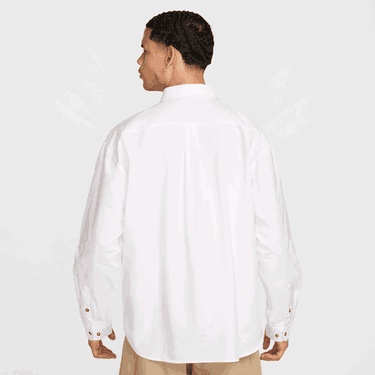 Риза Nike Nike Club Oxford Relaxed Long Sleeve Shirt Бяло | HM9590-100, 1