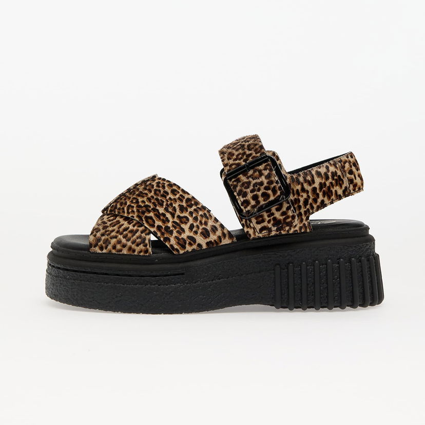 Кецове и обувки Clarks Evamar Wish Leopard Print Кафяво | 261820504