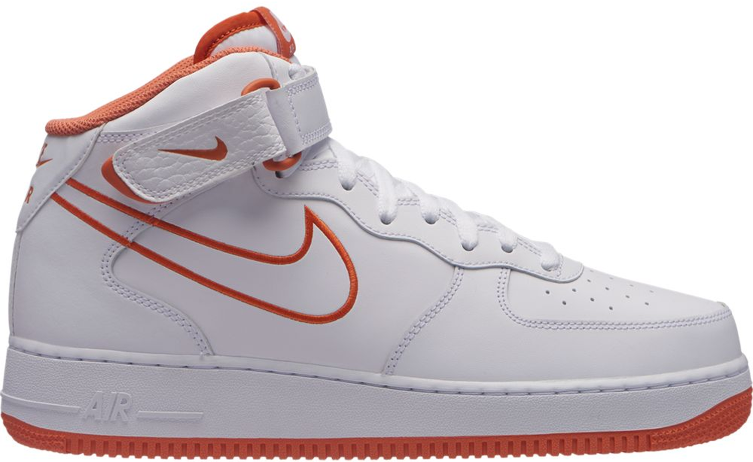 Кецове и обувки Nike Air Force 1 Mid Terra Orange Бяло | AQ8650-100, 0