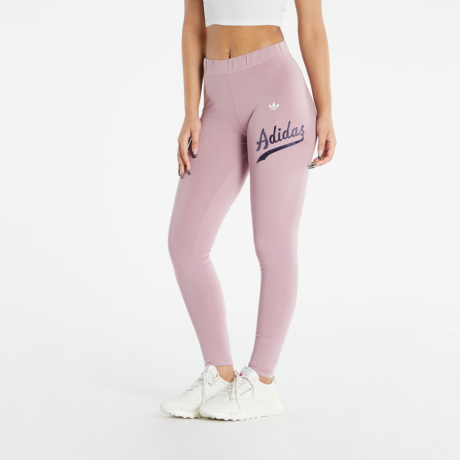 Панталони и дънки adidas Originals Modern B-Ball Leggings Лилаво | HD9775, 0