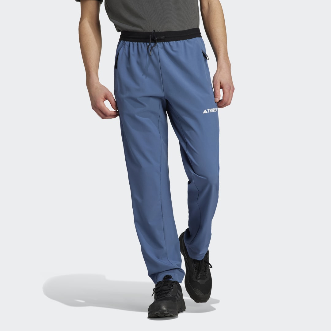 Панталони adidas Originals Terrex Liteflex Hiking Pants Синьо | HZ9041, 0