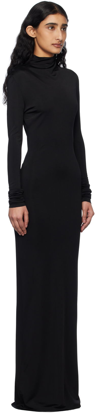 Pокля Khaite Khaite Norla Maxi Dress Черно | 54634132, 1