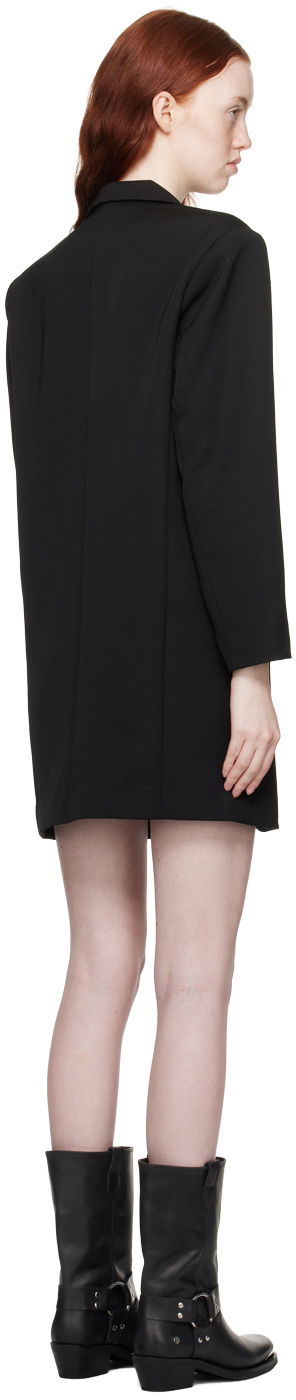 Pокля Anine Bing Single-Breasted Blazer Minidress Черно | A-02-5438-000, 2