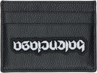 Портфейл Balenciaga Gothic Logo Leather Card Holder Черно | 5943092AA931000, 0
