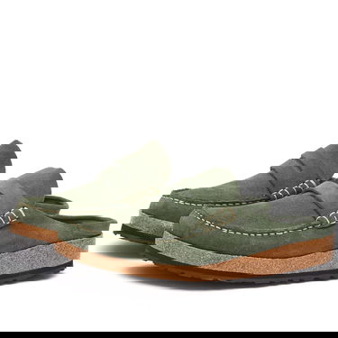 Кецове и обувки Birkenstock Naples Mule Thyme Suede Зелено | 1025473, 0