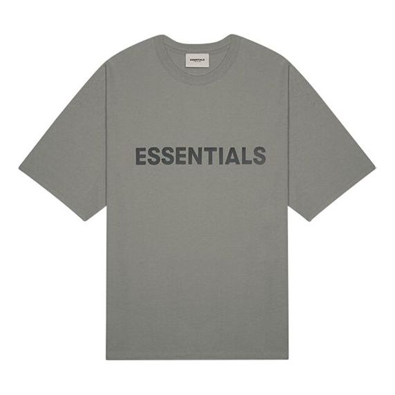 Тениска Fear of God Essentials Graphic Logo Tee Сиво | FOG-SS20-406