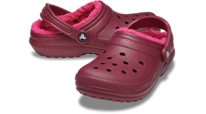 Кецове и обувки Crocs Lined Clogs Бургунди | 203591-6XH, 1