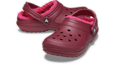 Кецове и обувки Crocs Lined Clogs Бургунди | 203591-6XH, 1