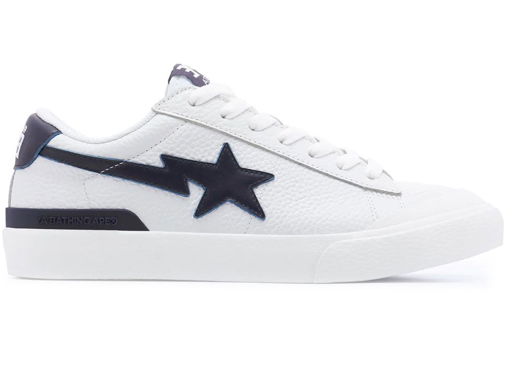 Кецове и обувки BAPE A Bathing Ape Mad Sta "White Navy" Тъмно синьо | 1J20-191-012-NVY / 001FWJ201012I-NVY, 0