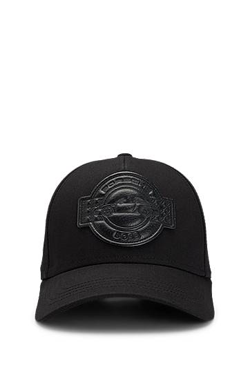 Шапка с козирка BOSS Porsche x BOSS Cotton Baseball Cap with Co-Branded Patch Черно | 50547041, 0