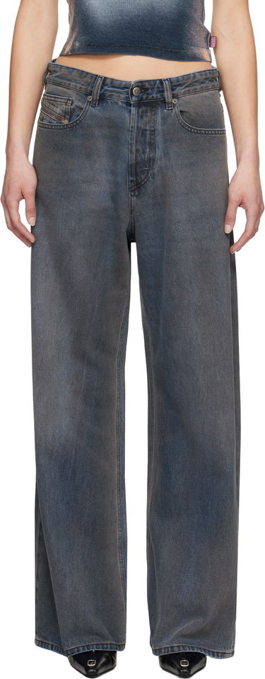 Дънки Diesel Diesel 1996 D-Sire Wide-Leg Jeans Синьо | A06925 09L46, 0