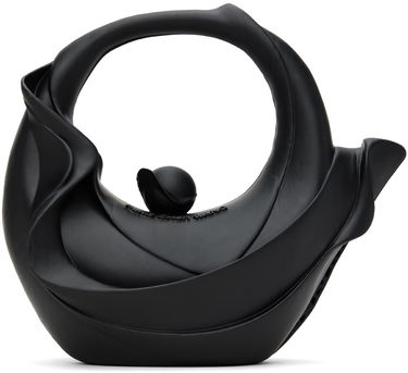Дамска чанта Feng Chen Wang Feng Chen Wang 3D Chahu Sculptural Handle Bag Черно | FUF18AC21, 0