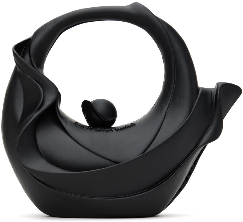 Дамска чанта Feng Chen Wang Feng Chen Wang 3D Chahu Sculptural Handle Bag Черно | FUF18AC21