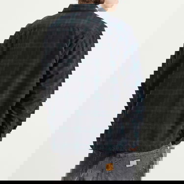 Риза BEAMS Half Zip Pullover Shirt in Black Watch, Size Small Многоцветен | 1111-1245-147-90, 3