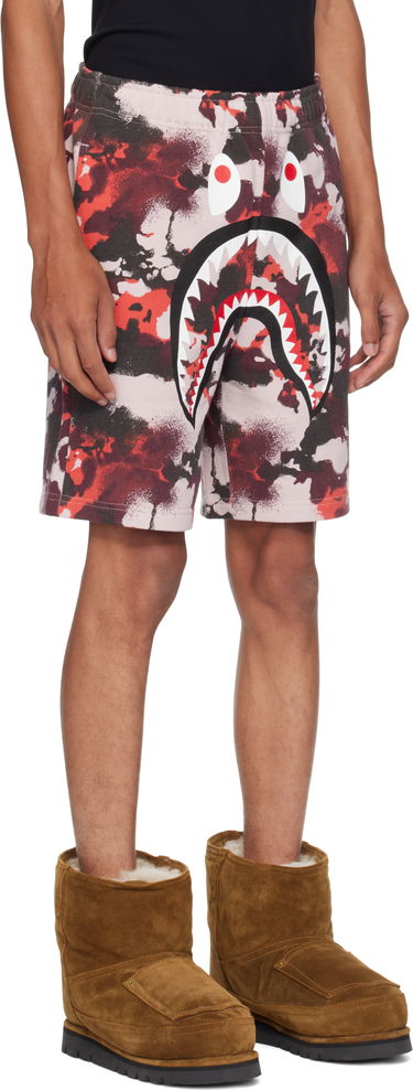 Къси панталони BAPE Map Camo Regular Fit Shark Sweat Shorts Зелено | 001SPL301001M, 4