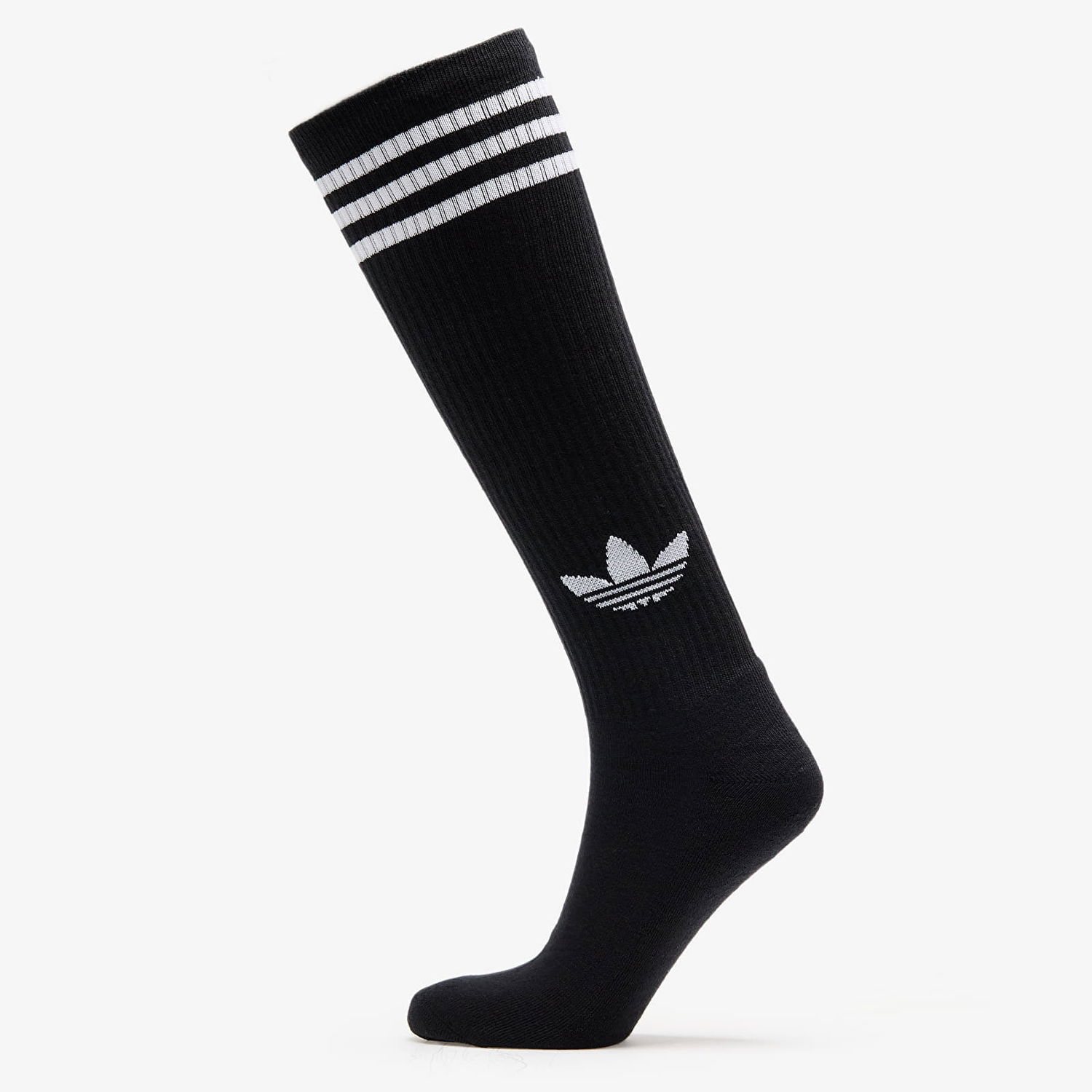 Чорапи adidas Performance 3-Stripes Knee Socks - 2 Pairs Черно | JV7413, 1