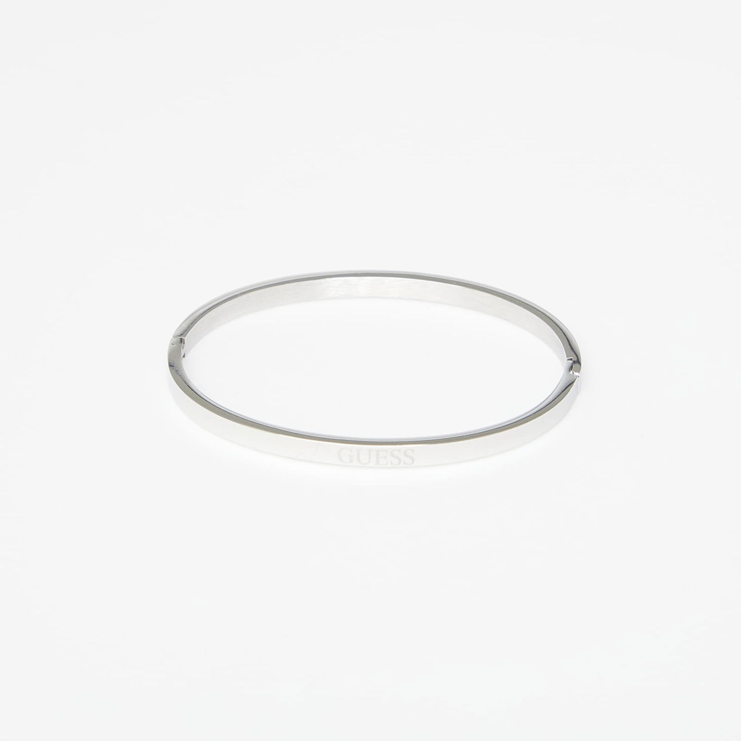 Гривна GUESS Color My Day Rhinestone Hinged Bangle Bracelet Металик | JUBB02248JWRH-SILVER, 1