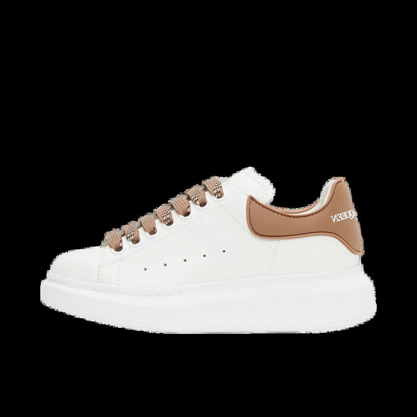 Кецове и обувки Alexander McQueen Oversized Sneakers "White & Beige" Бяло | 621056 WHXMT