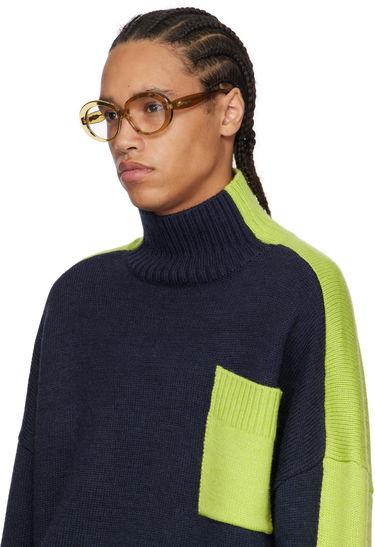Слънчеви очила Loewe Loewe Curvy Glasses Кафяво | LW50089I@53096 192337199981, 3