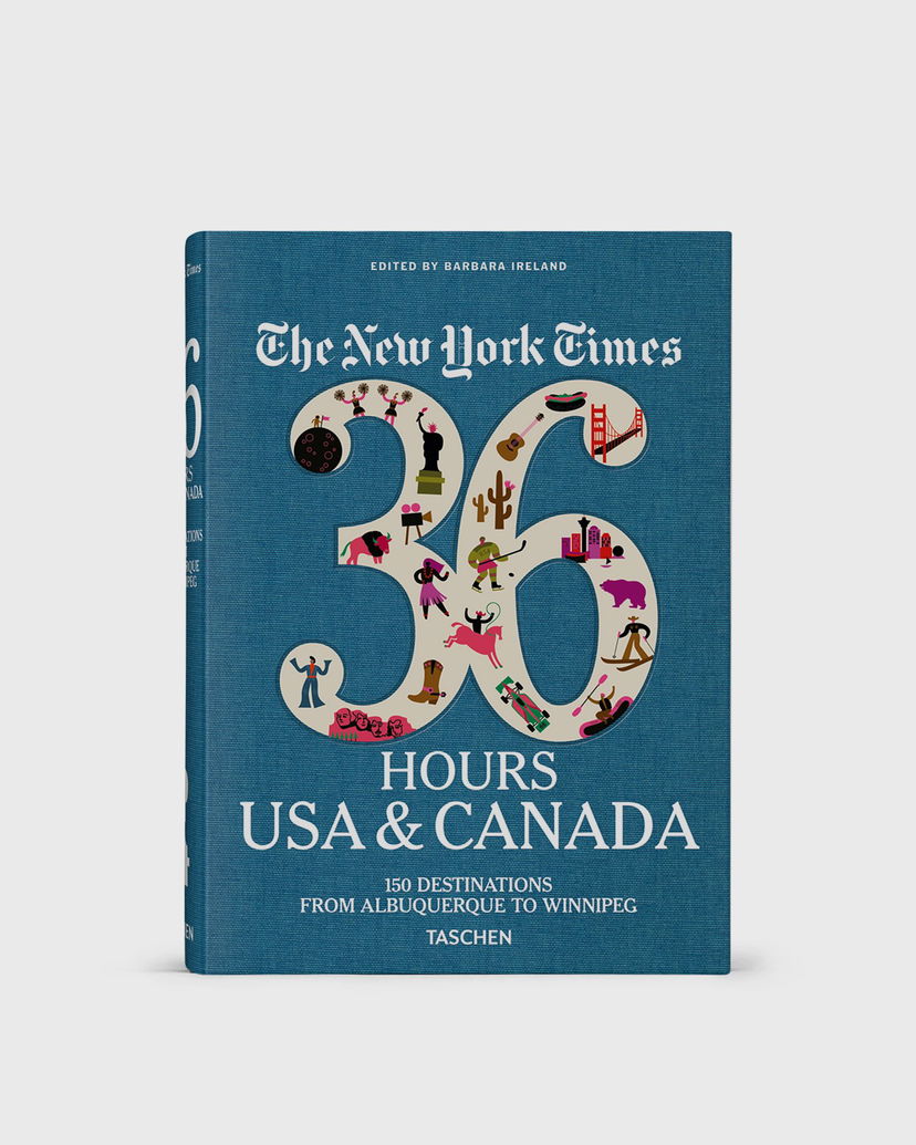 Книга и списание TASCHEN Books The New York Times 36 Hours USA & Canada 3rd Edition Тюркоазено | 9783836575324