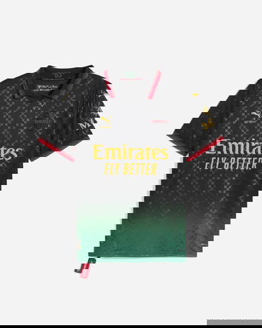 Фланелка Puma AC Milan x Off-White Replica Jersey Black / Power Green Черно | 783001-01, 0