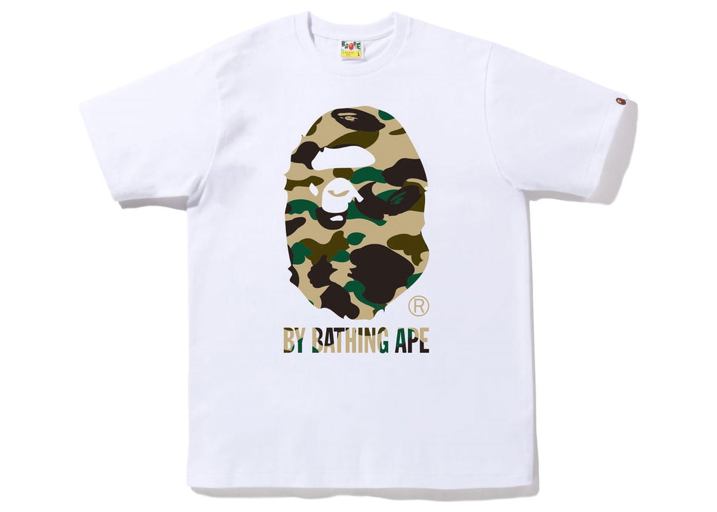 Тениска BAPE 1st Camo By Bathing Ape Tee Бяло | 1I80-110-009, 0