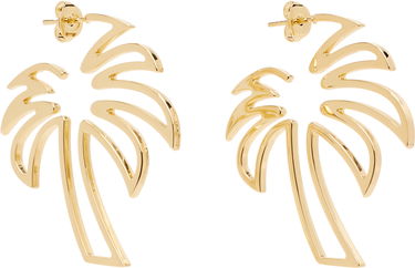 Обеци Palm Angels Palm Earrings Жълто | PWOD034F24MAT0017676, 1