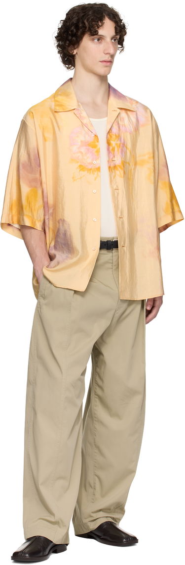 Риза LEMAIRE Lemaire Summer Floral-Print Shirt Жълто | SH1171 LF1404, 3