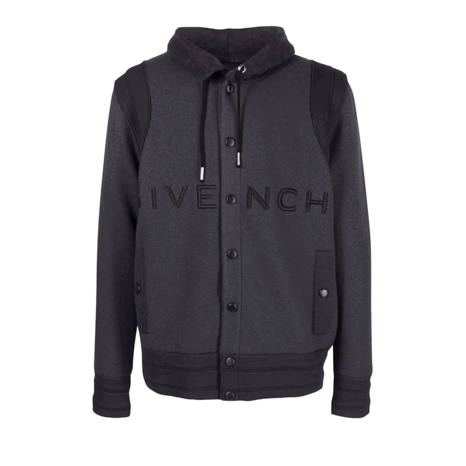 Яке Givenchy Hooded Embroidered Varsity Jacket Тъмно синьо | BM00R64YAD 410, 0