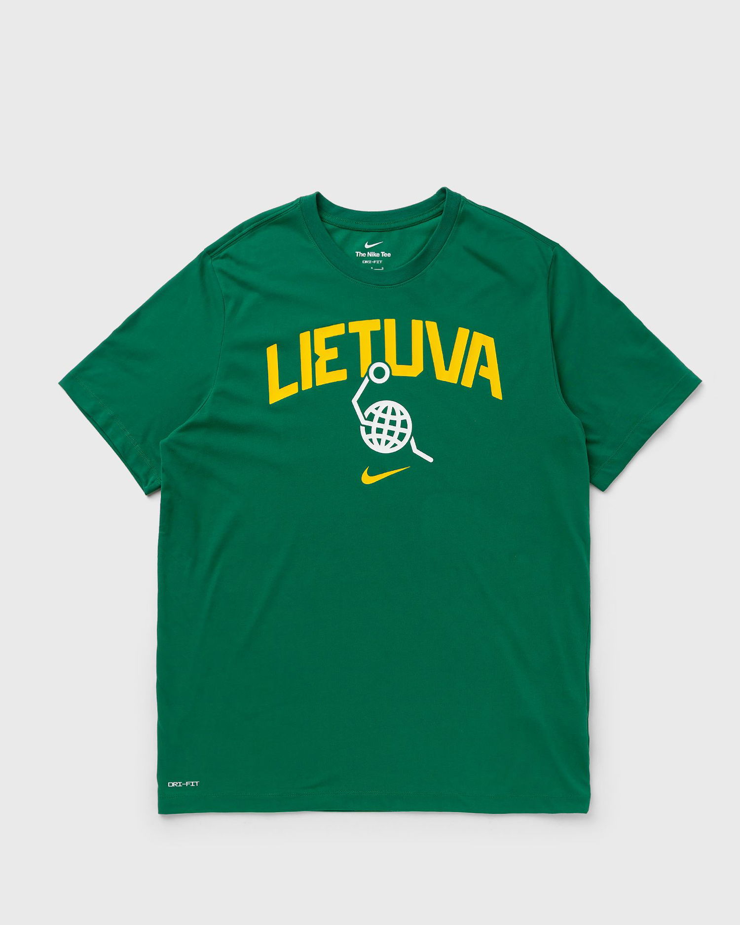 Тениска Nike LITHUANIA BASKETBALL T-SHIRT OLYMPIA 24 men Shortsleeves Зелено | FQ3675-302, 0