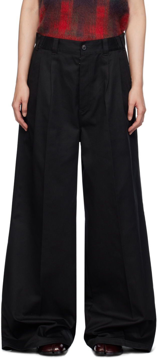Панталони Maison Margiela Yoke Trousers Черно | S51KA0591 S54042, 0