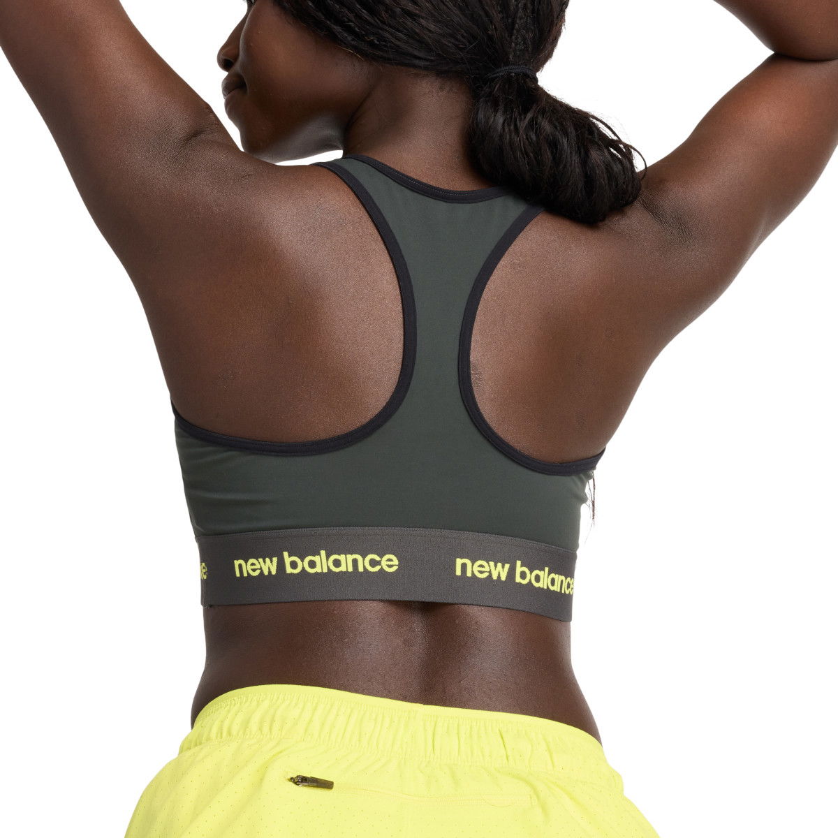 Сутиен New Balance Sleek Medium Support Sports Bra Сиво | wb41048-ack, 1