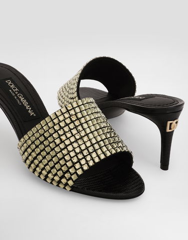 Кецове и обувки Dolce & Gabbana Calfskin Sandals Многоцветен | CR1769A6A028E831, 3