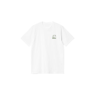 Тениска Carhartt WIP Groundworks T-Shirt Бяло | I032889_02_XX, 4