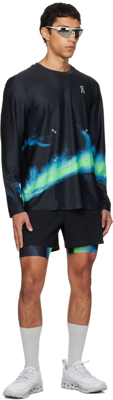 Тениска On Running Pace Mesh Long Sleeve Running T-Shirt Черно | 1MF10733398, 3