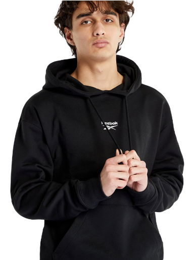 Суитчър Reebok Classics Small Vector Hoodie Черно | HS7149