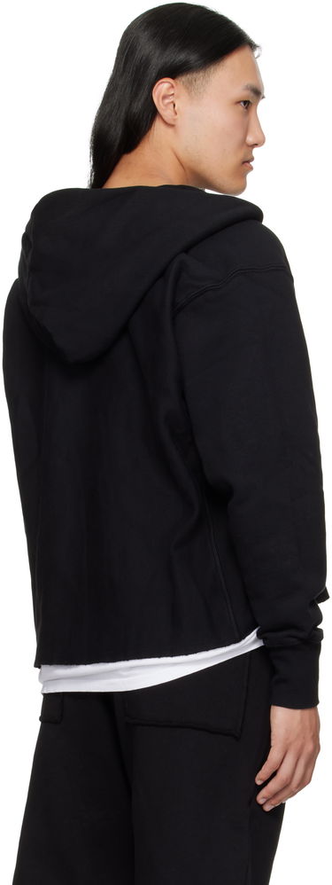 Суитчър LES TIEN Heavyweight Cropped Hoodie Кафяво | CF-1091, 2