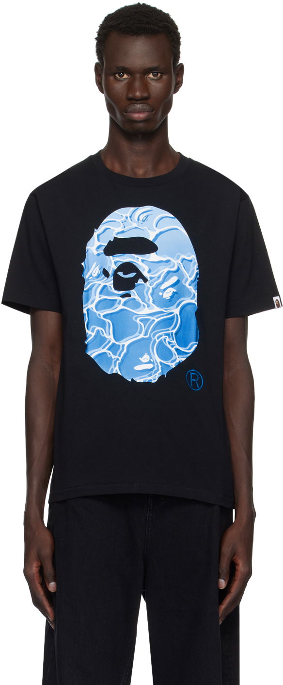 Тениска BAPE Ape Head Camo T-Shirt Черно | 001TEK701004F, 0
