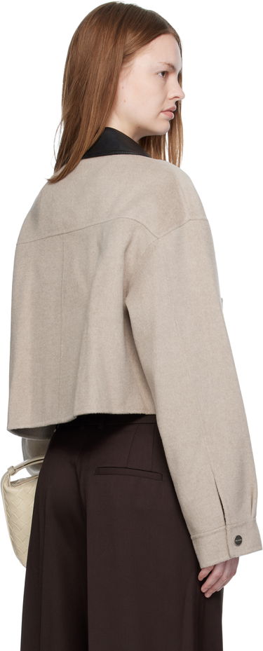 Яке Nanushka Nanushka Phebe Cropped Jacket Бежово | NW25PFJK12392, 2