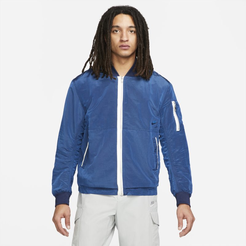 Яке Nike Sportswear Style Essentials Lined Bomber Jacket Синьо | DM6698-407, 0
