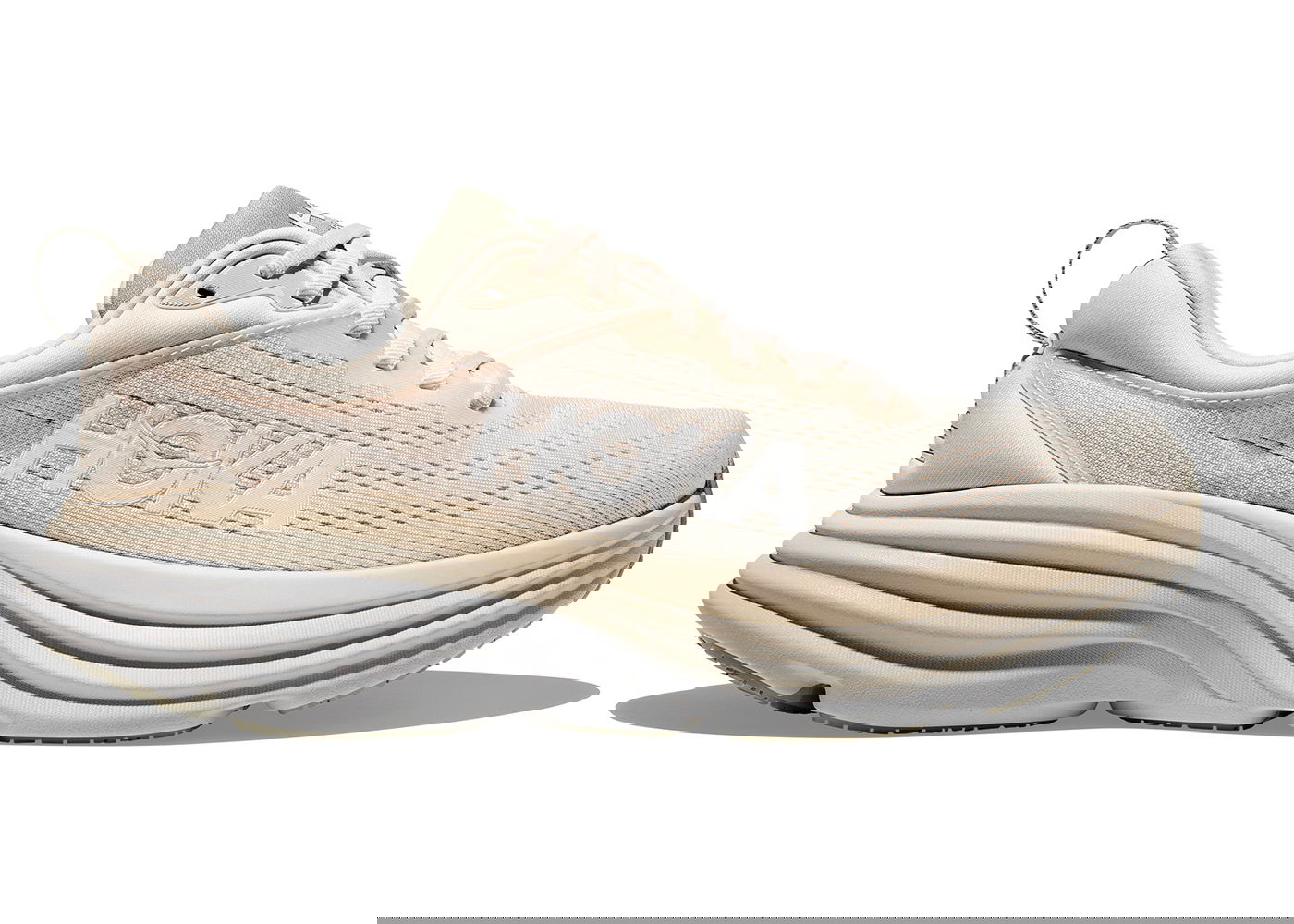 Кецове и обувки Hoka One One Bondi 8 Oat Milk Barley Сиво | 1123202-OKB, 0