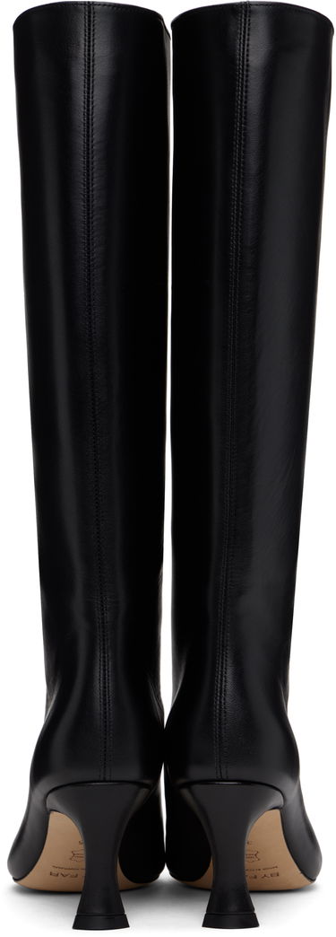 Кецове и обувки BY FAR Stevie 42 Tall Leather Boots Черно | 21PFSVIDBLSMC, 1