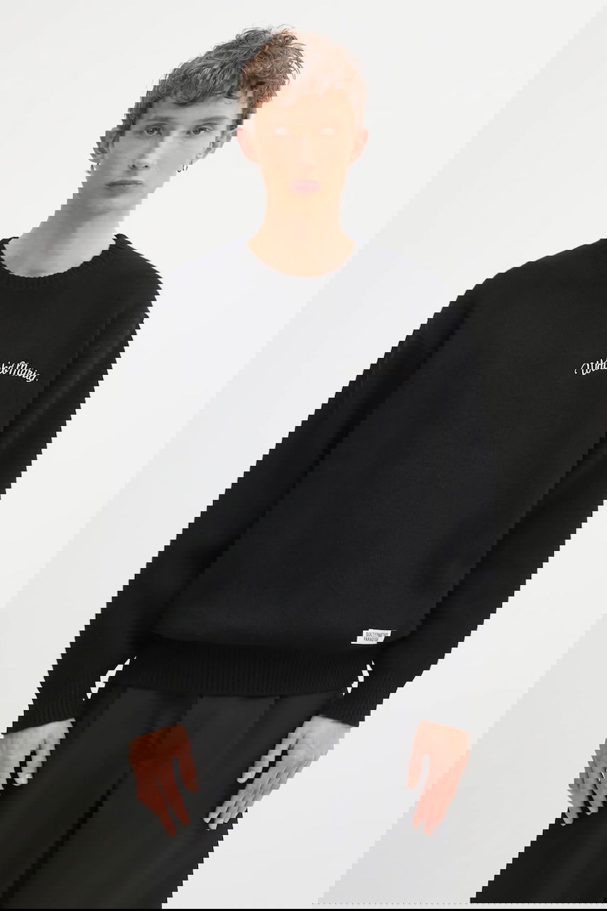 Пуловер WACKO MARIA Wacko Maria Classic Crew Neck Sweater Черно | 25FW.WMK.KN12, 0