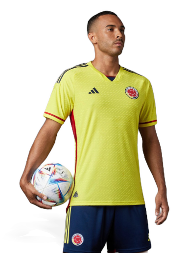 Фланелка adidas Originals Colombia 22 Authentic Home Jersey Жълто | HB9172