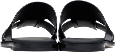 Кецове и обувки BOSS BOSS Buffed Leather Sandals Черно | 50539243, 1