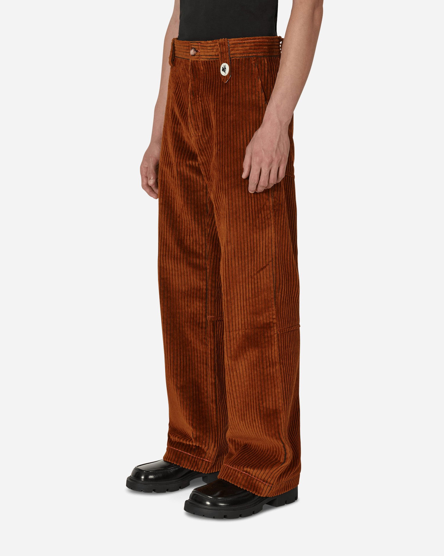 Панталони CORMIO Taner Trousers Кафяво | CORTANERDENIM DARKBROWN, 1