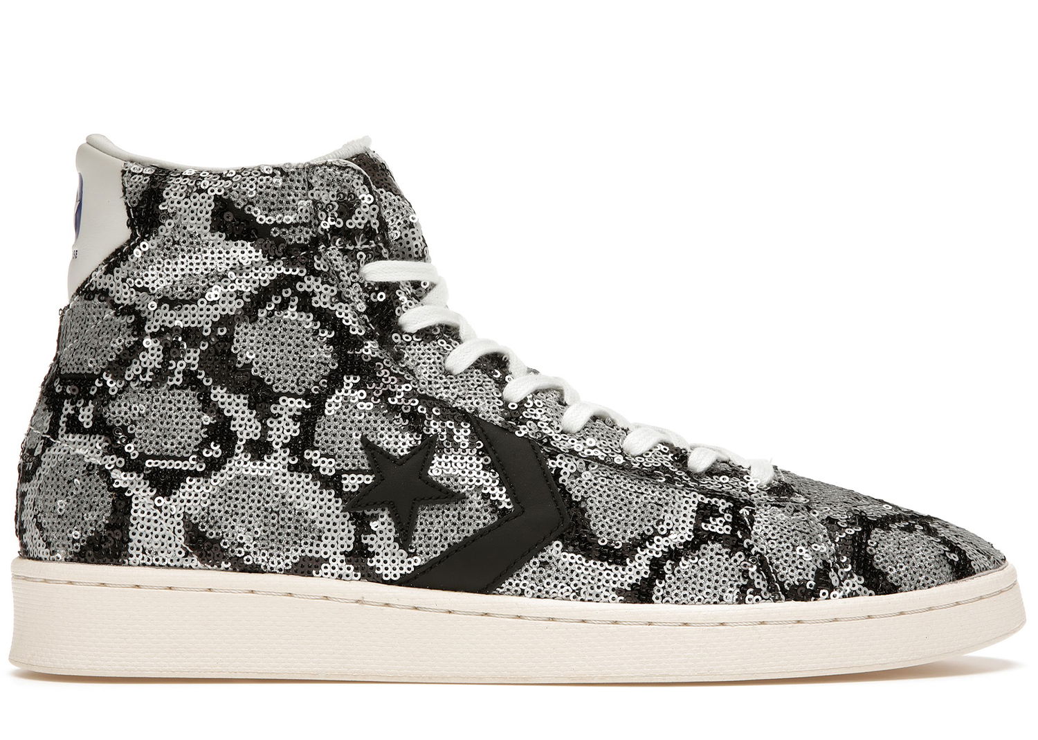 Кецове и обувки Converse Pro Leather Mid Sequin Сиво | 165752C, 0