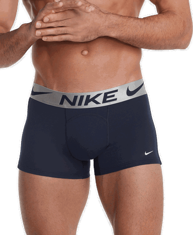 Боксерки Nike Boxers Cotton Modal Long Синьо | ke1021-940, 1